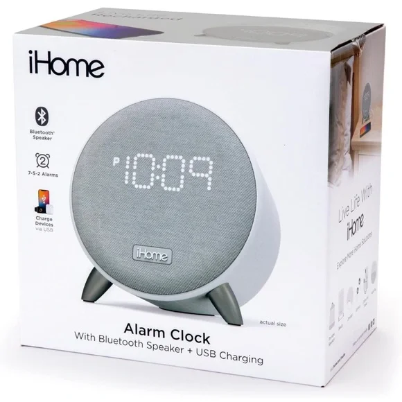 Usb Charging Ihome Circle Speaker IHome Alarm Clock Radio With